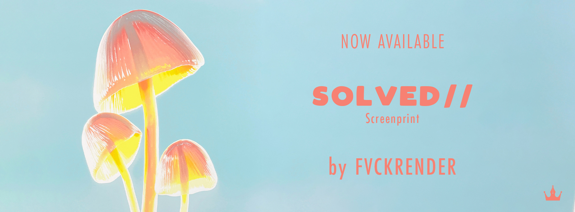 FVCKRENDER - SOLVED - SCREENPRINT - PRINT THEM ALL - BANNER - NA